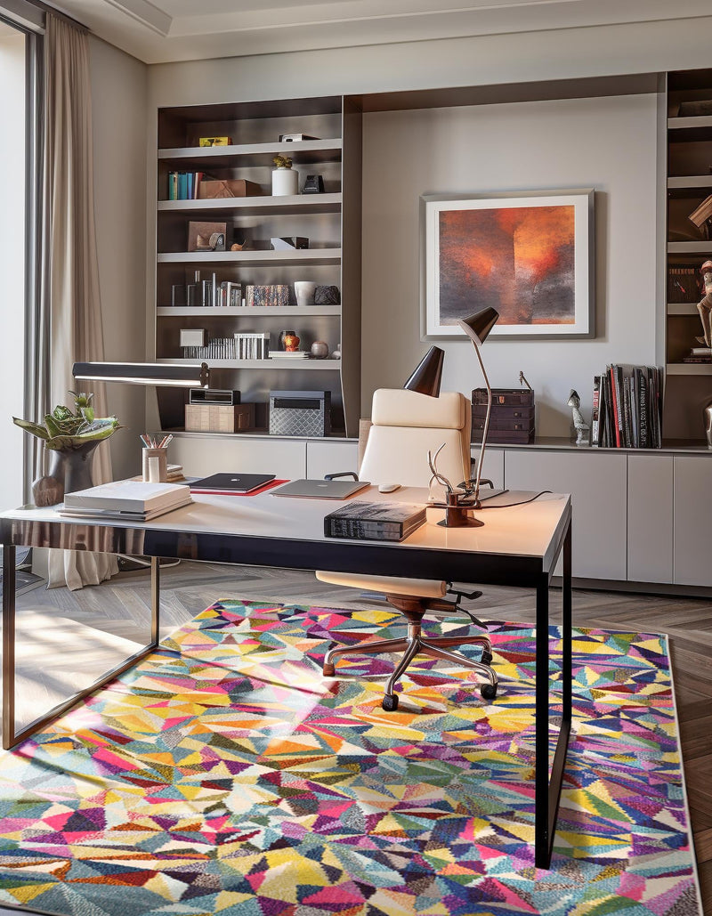 Marrakesh Elegance Collection Area Rug -  Toubkal Rectangle Multi  lifestyle 11