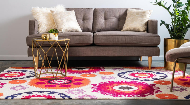 Marrakesh Elegance Collection Area Rug -  Tafilalt Rectangle Beige  lifestyle 4