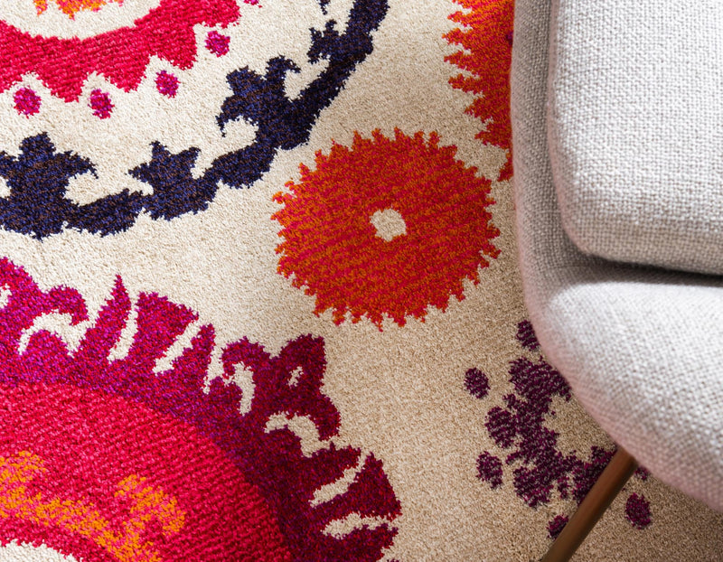 Marrakesh Elegance Collection Area Rug -  Tafilalt Rectangle Beige  lifestyle 6