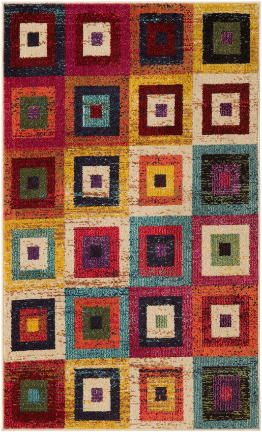 Marrakesh Elegance Collection Area Rug -  Ourika Rectangle Multi Main