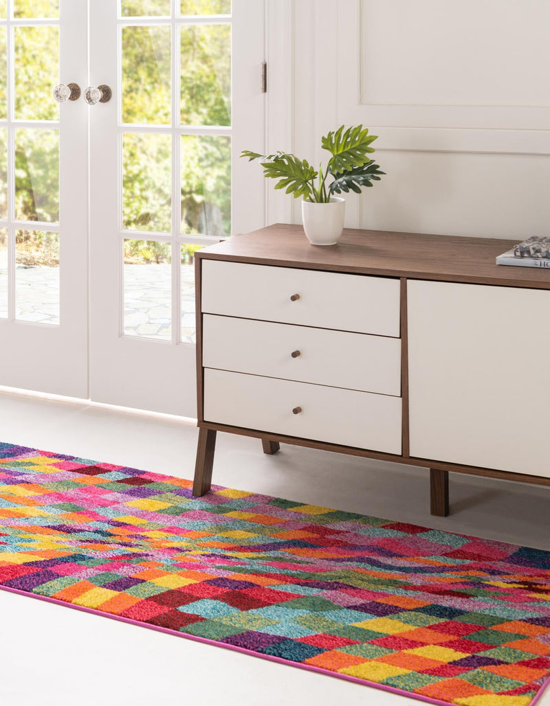 Marrakesh Elegance Collection Area Rug -  Tinghir Runner Multi  lifestyle 27