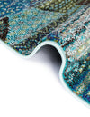 Sedona Vista Collection Area Rug -  Yucca Rectangle Blue  lifestyle 22