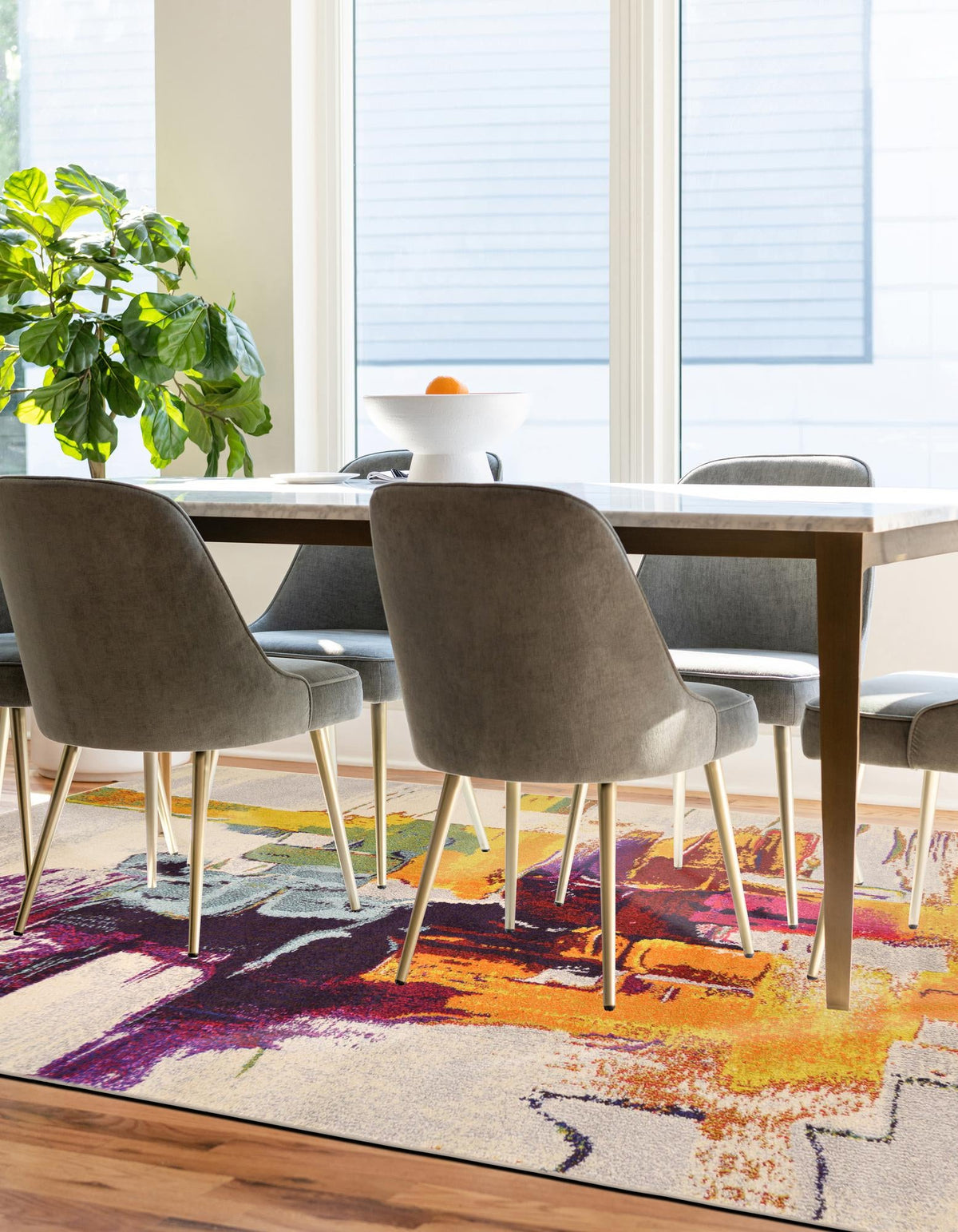 Marrakesh Elegance Collection Area Rug -  Riad Rectangle Beige  lifestyle 6