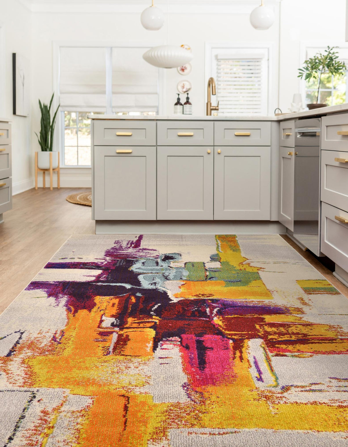 Marrakesh Elegance Collection Area Rug -  Riad Rectangle Beige  lifestyle 11