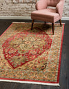Persian Elegance Collection Area Rug -  Golestan Rectangle Red  lifestyle 4