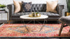 Persian Elegance Collection Area Rug -  Golestan Rectangle Navy Blue  lifestyle 14