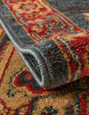 Persian Elegance Collection Area Rug -  Golestan Rectangle Navy Blue  lifestyle 23