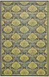 Venetian Tapestry Collection Area Rug -  Cadiz Rectangle Navy Blue Main