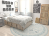Chelsea Elegance Collection Area Rug -  Bloomsbury Round Light Blue  lifestyle 2