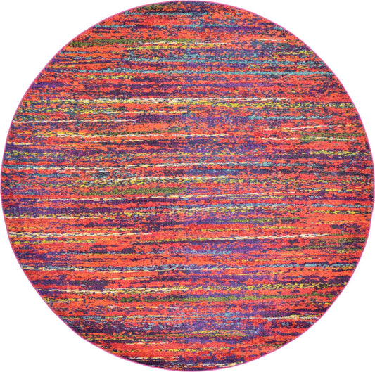 Marrakesh Elegance Collection Area Rug -  Meknes Round Multi Main