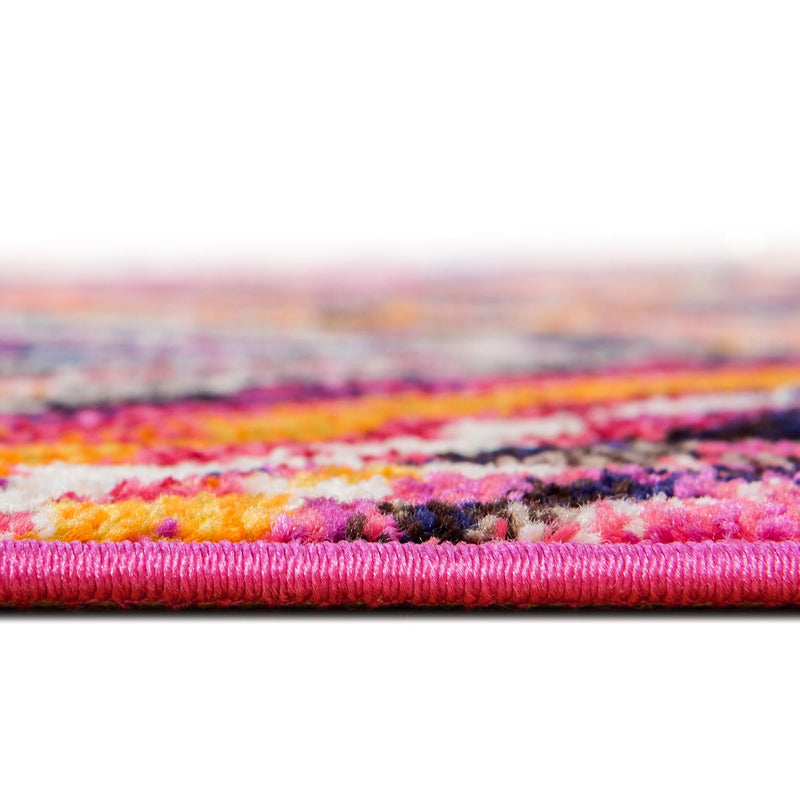 Marrakesh Elegance Collection Area Rug -  Zerktouni Round Multi  lifestyle 23