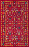 Chateau Elegance Collection Area Rug -  Luxembourg Rectangular Pink  lifestyle 19
