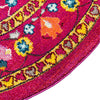 Chateau Elegance Collection Area Rug -  Luxembourg Round Pink  lifestyle 42