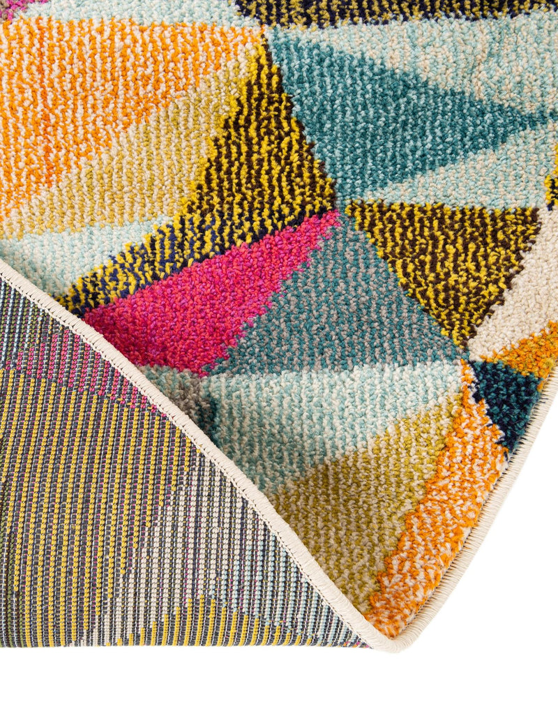 Marrakesh Elegance Collection Area Rug -  Toubkal Round Multi  lifestyle 51