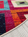 Marrakesh Elegance Collection Area Rug -  Ourika Round Multi  lifestyle 38