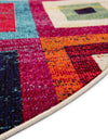 Marrakesh Elegance Collection Area Rug -  Ourika Round Multi  lifestyle 60
