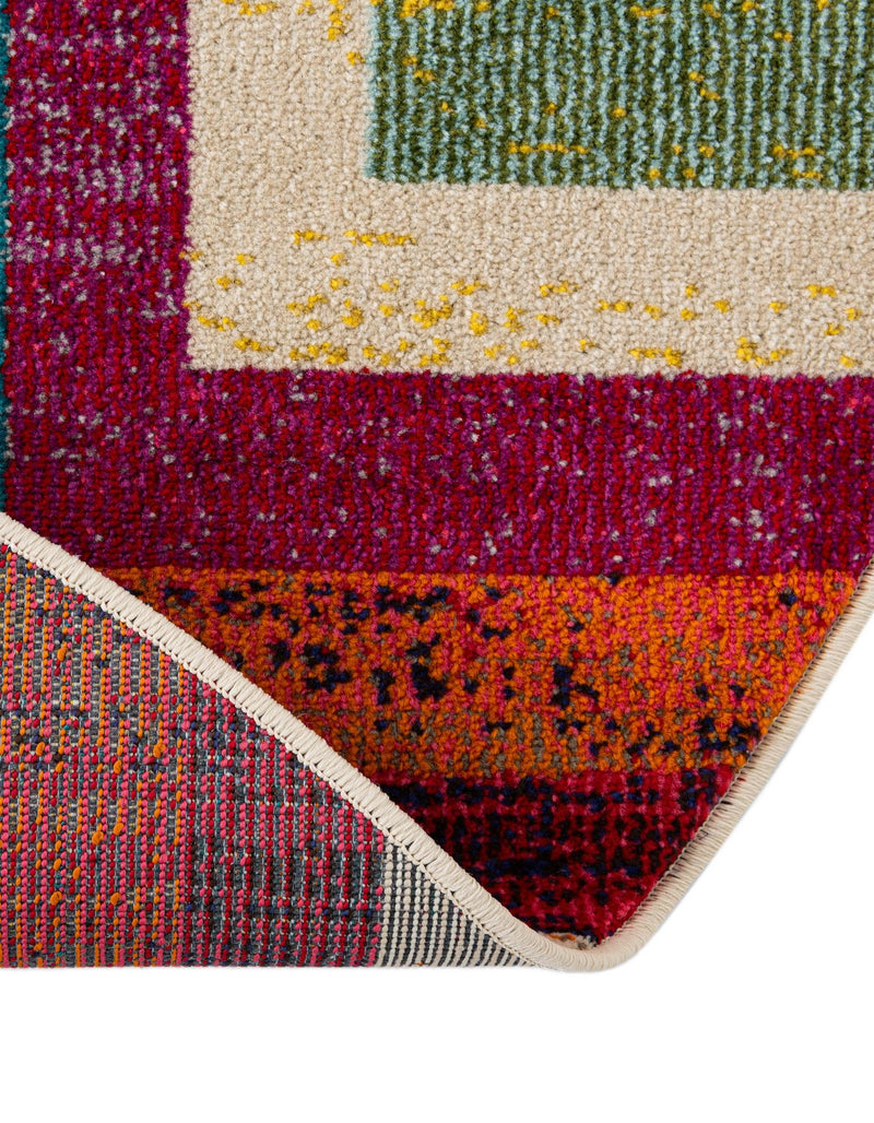 Marrakesh Elegance Collection Area Rug -  Ourika Round Multi  lifestyle 64