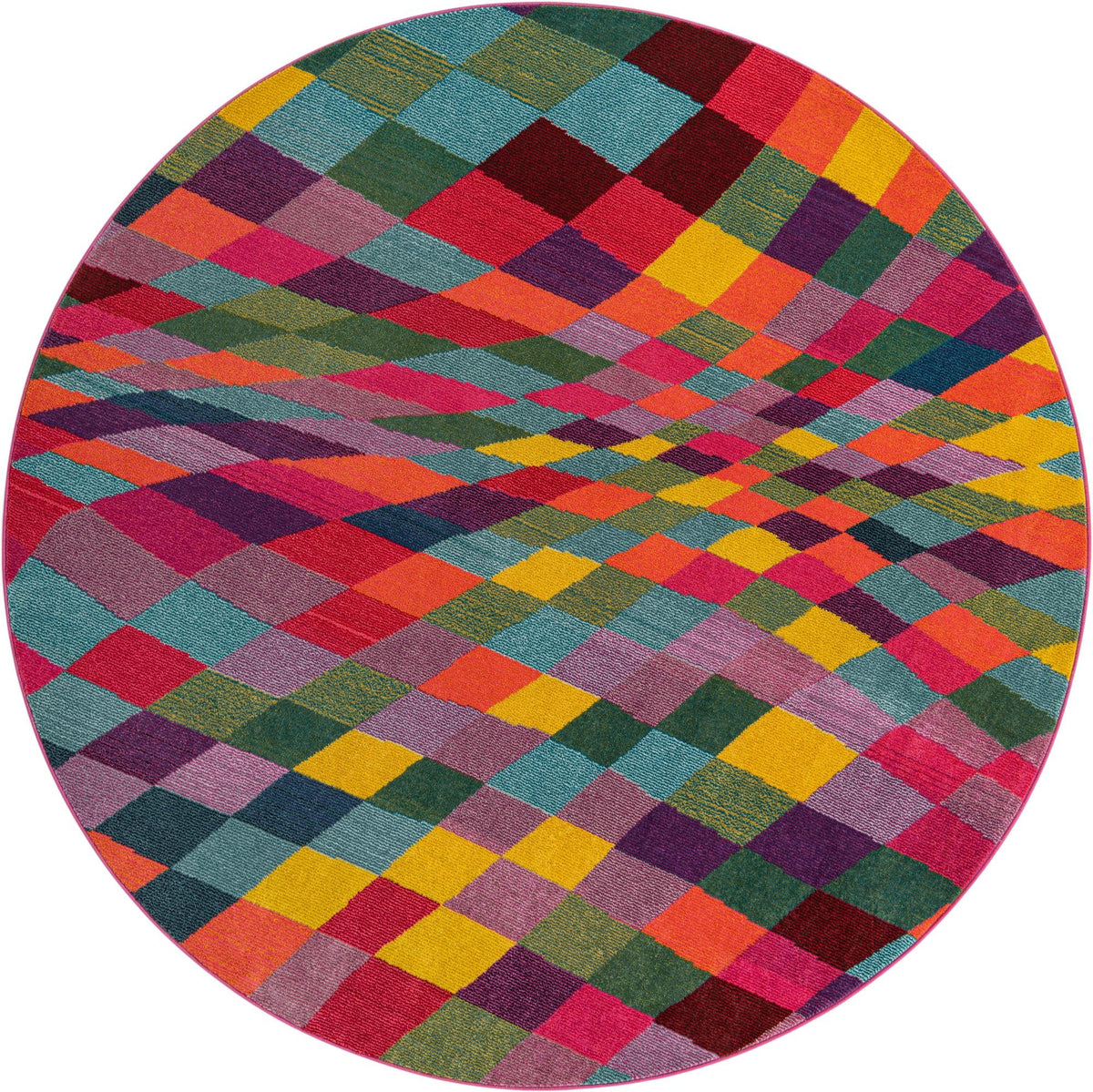 Marrakesh Elegance Collection Area Rug -  Tinghir Round Multi  lifestyle 24