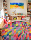 Marrakesh Elegance Collection Area Rug -  Tinghir Round Multi  lifestyle 35