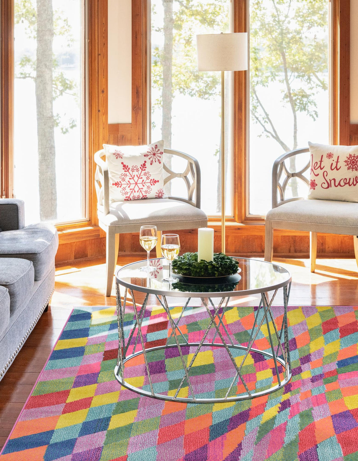 Marrakesh Elegance Collection Area Rug -  Tinghir Rectangle Multi  lifestyle 3