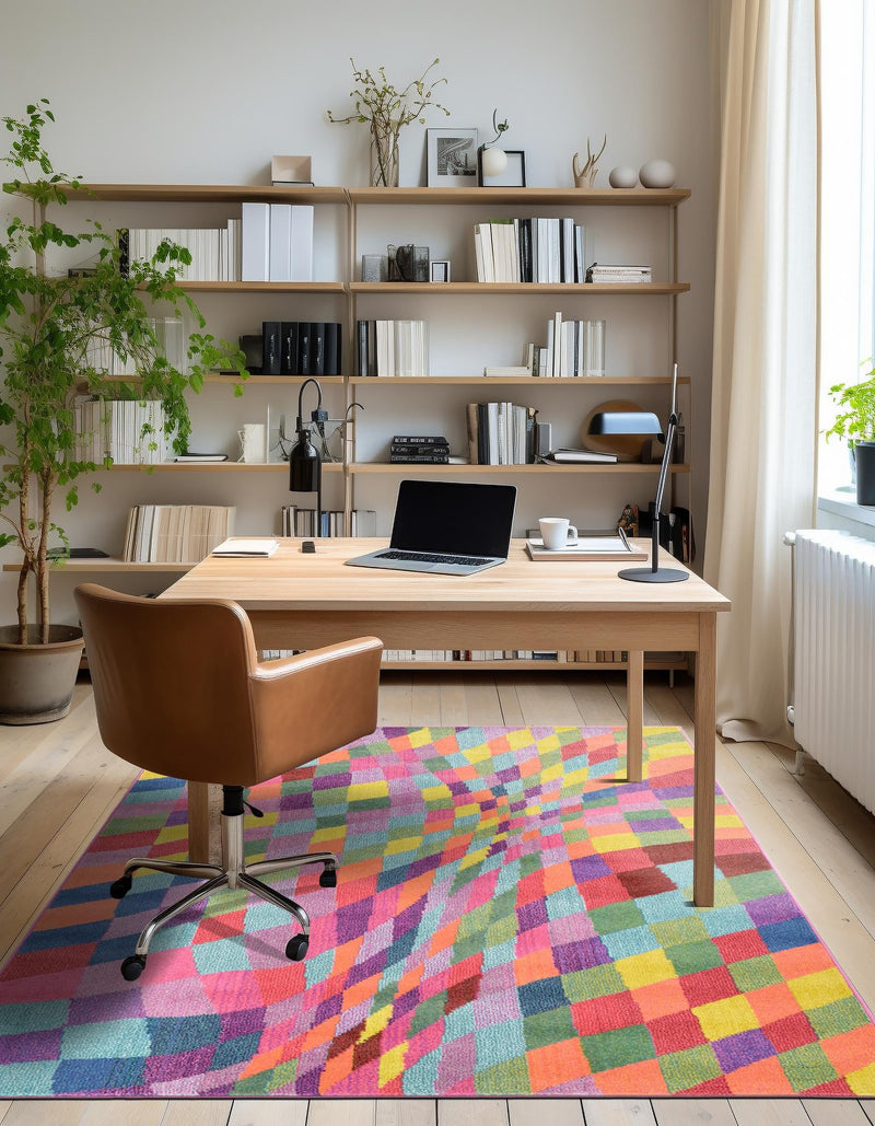 Marrakesh Elegance Collection Area Rug -  Tinghir Rectangle Multi  lifestyle 4