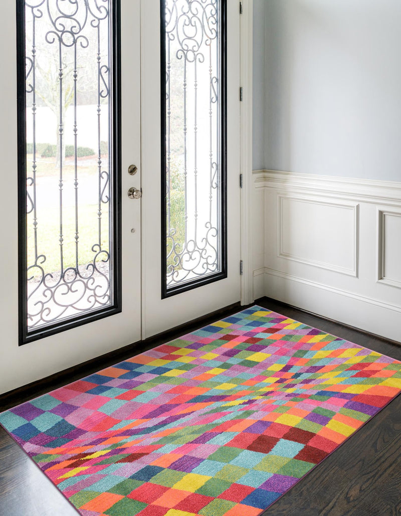 Marrakesh Elegance Collection Area Rug -  Tinghir Rectangle Multi  lifestyle 5