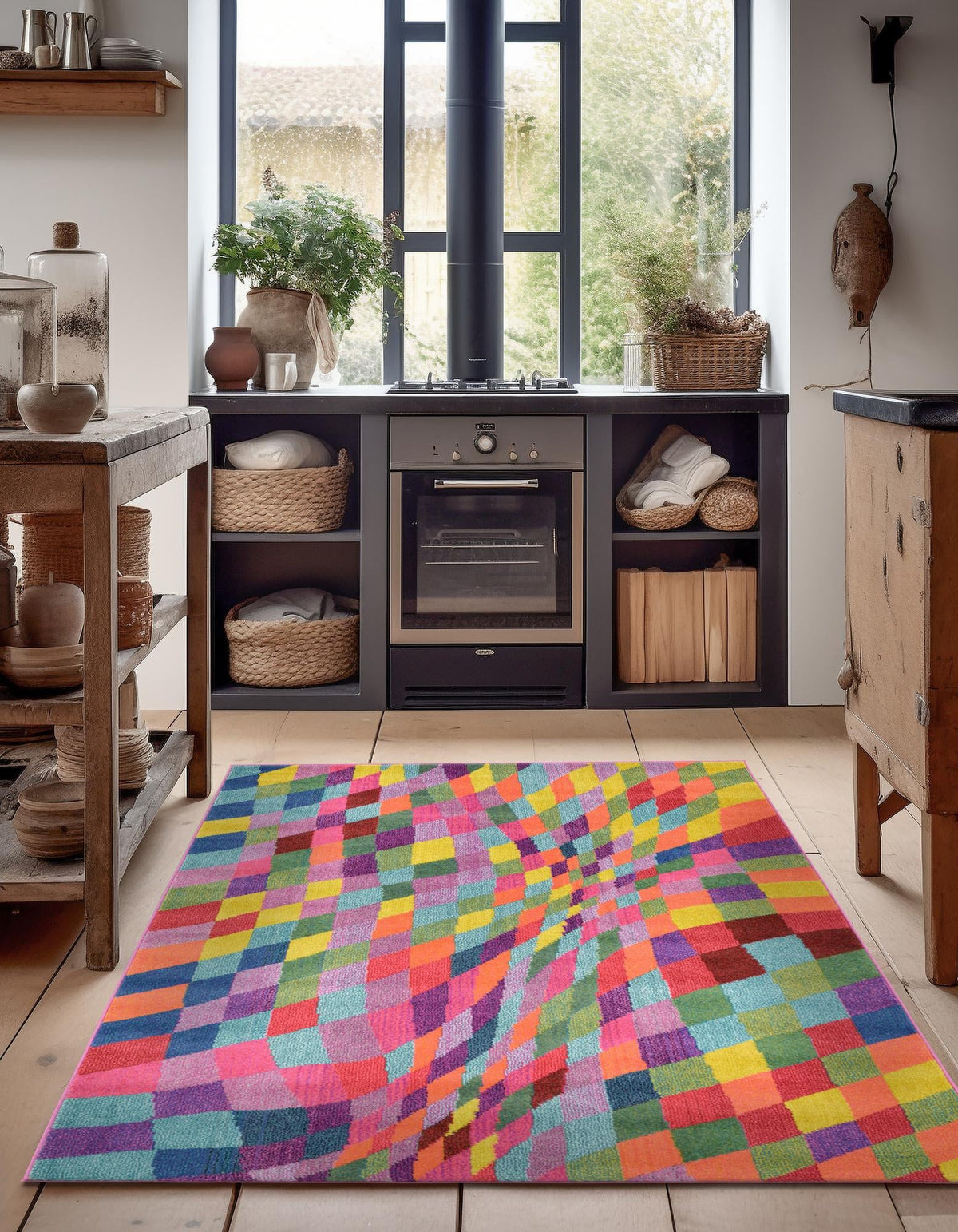 Marrakesh Elegance Collection Area Rug -  Tinghir Rectangle Multi  lifestyle 8