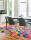 Marrakesh Elegance Collection Area Rug -  Tinghir Rectangle Multi  lifestyle 10