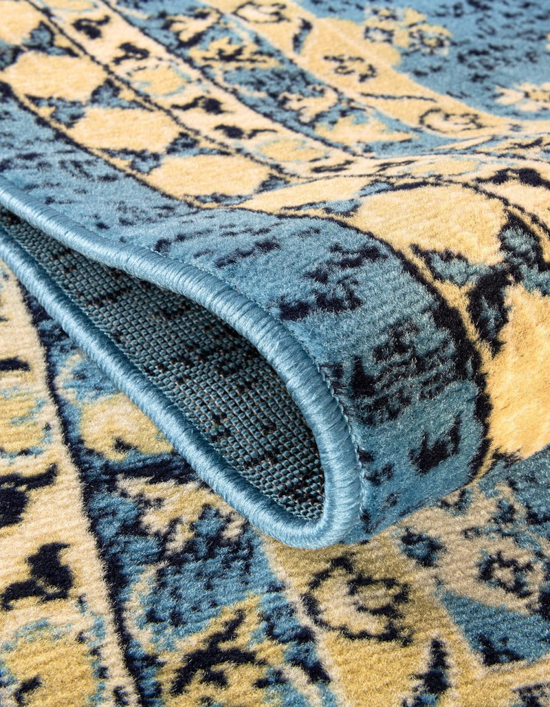 Tabriz Tapestries Collection Area Rug - Azerbaijan (Light Blue) Rectangle Light Blue  lifestyle 16