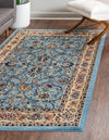 Isfahan Elegance Collection Area Rug - Naghsh-e Jahan (Light Blue) Rectangle Light Blue  lifestyle 2