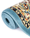 Isfahan Elegance Collection Area Rug - Naghsh-e Jahan (Light Blue) Rectangle Light Blue  lifestyle 12
