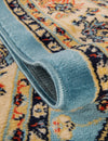 Isfahan Elegance Collection Area Rug - Naghsh-e Jahan (Light Blue) Rectangle Light Blue  lifestyle 21