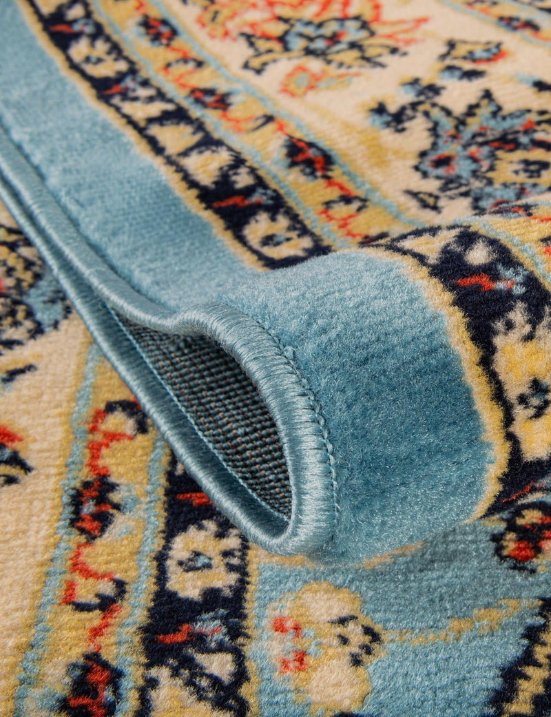 Isfahan Elegance Collection Area Rug - Naghsh-e Jahan (Light Blue) Rectangle Light Blue  lifestyle 21