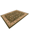 Isfahan Elegance Collection Area Rug - Naghsh-e Jahan (Green) Rectangle Green  lifestyle 5