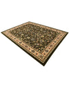 Isfahan Elegance Collection Area Rug - Naghsh-e Jahan (Green) Rectangle Green  lifestyle 6