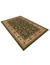 Isfahan Elegance Collection Area Rug - Naghsh-e Jahan (Green) Rectangle Green  lifestyle 10