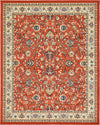 Isfahan Elegance Collection Area Rug - Naghsh-e Jahan (Terracotta) Rectangle Terracotta Main