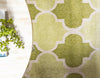 Lattice Gardens Collection Area Rug -  Gardenisle Round Green  lifestyle 20