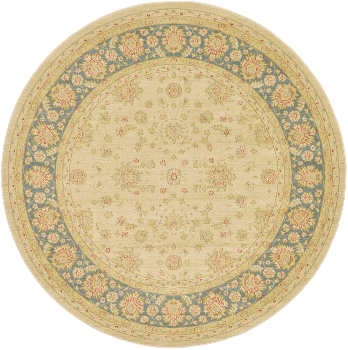 Chelsea Elegance Collection Area Rug -  Norwood Round Cream  lifestyle 6