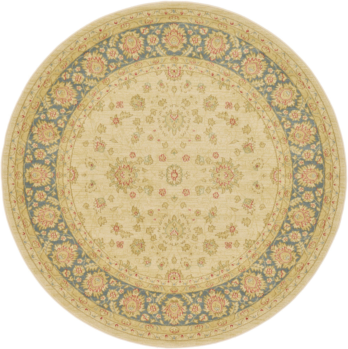 Chelsea Elegance Collection Area Rug -  Norwood Round Cream  lifestyle 3