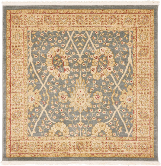 Chelsea Elegance Collection Area Rug -  Hanwell Square Light Blue Main
