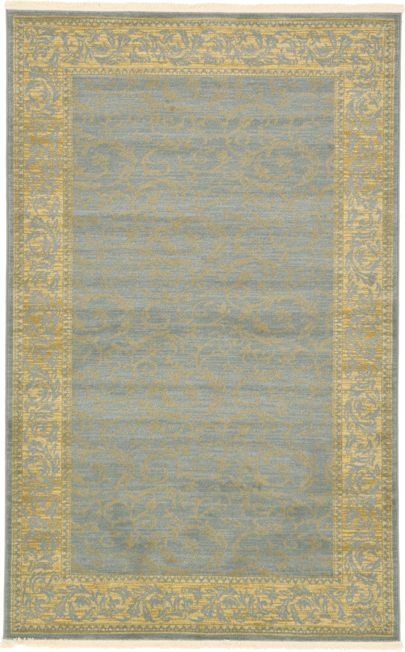 Versailles Elegance Collection Area Rug - Arles Rectangle Blue  lifestyle 2