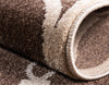 Lattice Gardens Collection Area Rug -  Vinehaven Round Brown  lifestyle 44