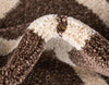 Lattice Gardens Collection Area Rug -  Vinehaven Round Brown  lifestyle 46