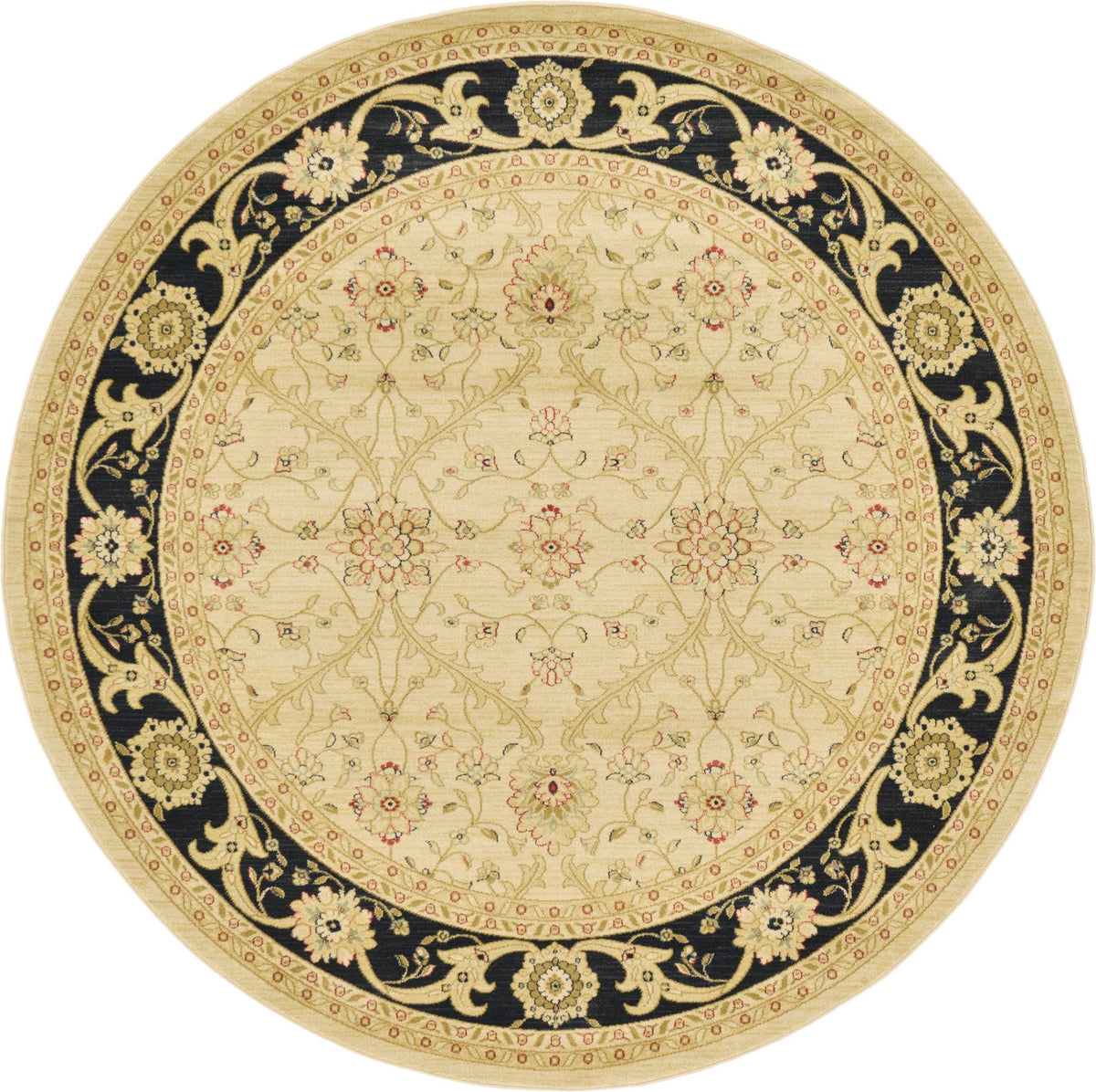 Chelsea Elegance Collection Area Rug -  Paddington Round Cream  lifestyle 2