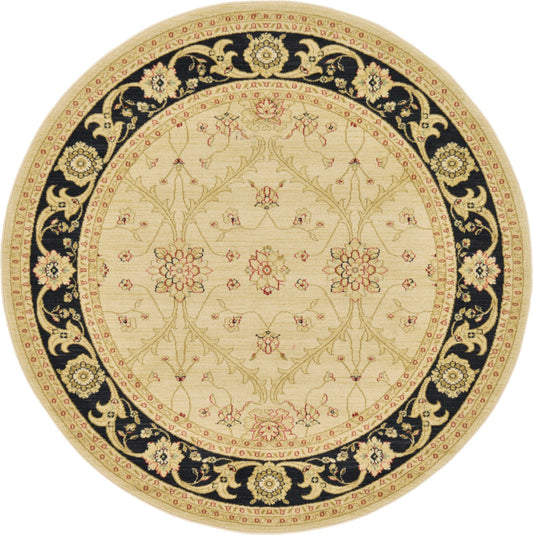 Chelsea Elegance Collection Area Rug -  Paddington Round Cream Main
