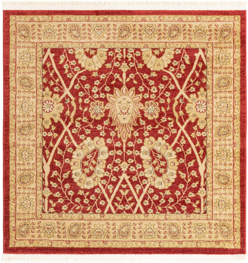 Chelsea Elegance Collection Area Rug -  Balham Square Red  lifestyle 12