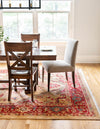 Persian Elegance Collection Area Rug -  Golestan Rectangle Tan  lifestyle 11