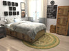 Chelsea Elegance Collection Area Rug -  Brompton (Light Green) Round Light Green  lifestyle 15