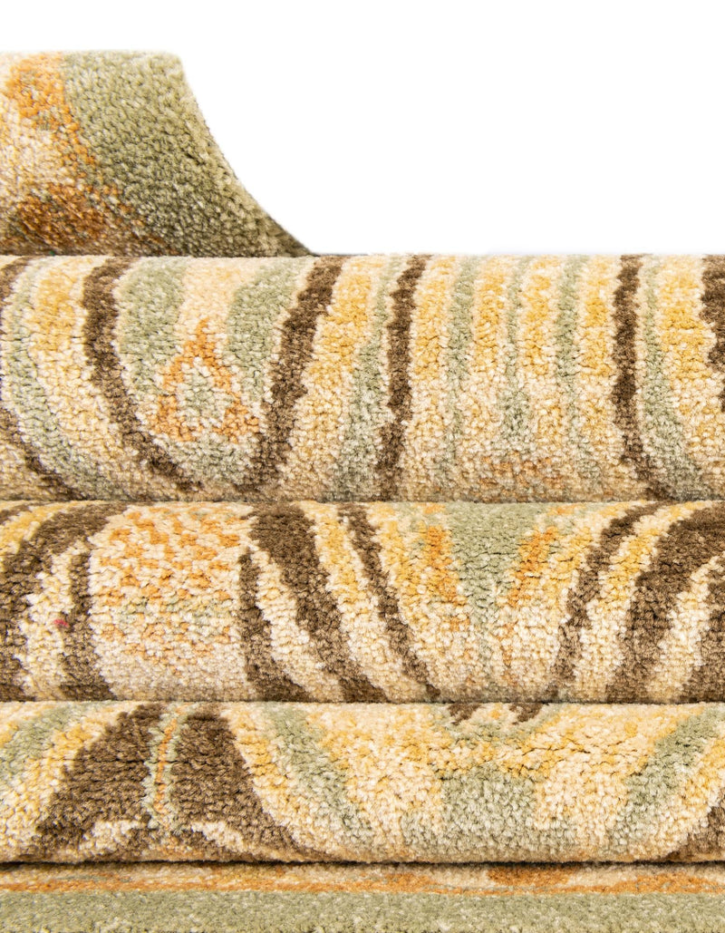 Chelsea Elegance Collection Area Rug -  Brompton (Light Green) Round Light Green  lifestyle 38